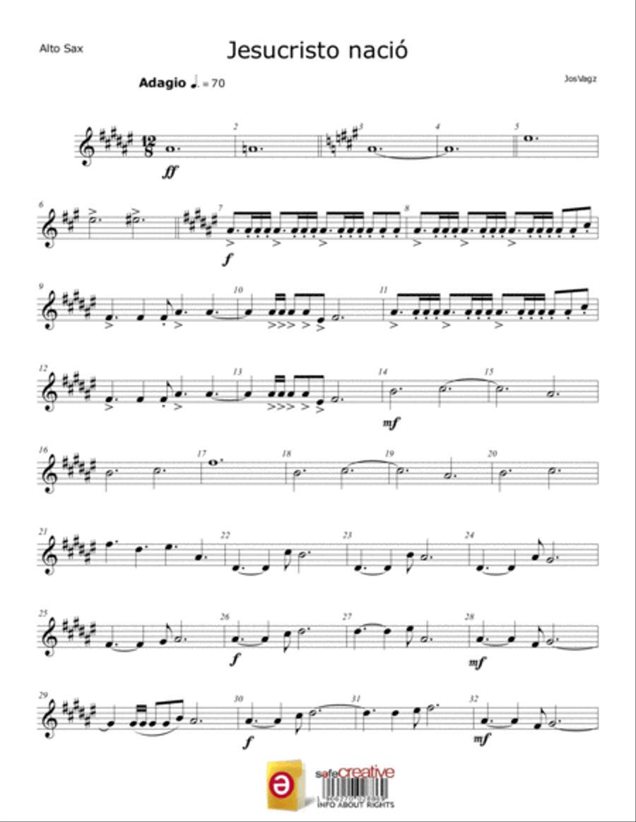 Jesucristo nació Chamber Orchestra scores gallery preview page 3