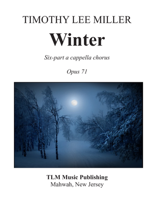 Book cover for Winter (six-part a cappella chorus)