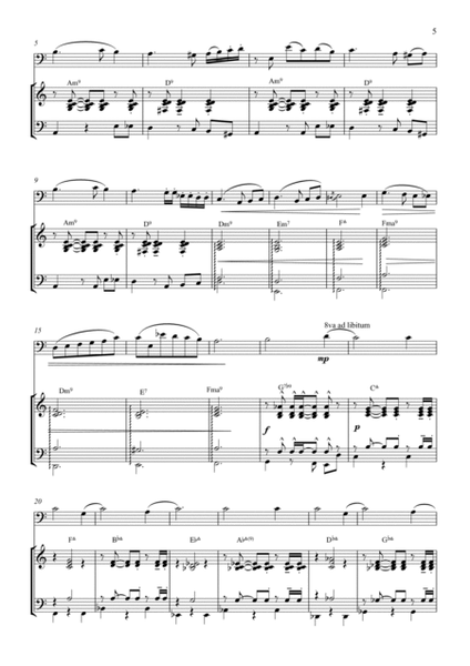 8 Swinging Xmas Carols for Cello & Piano image number null