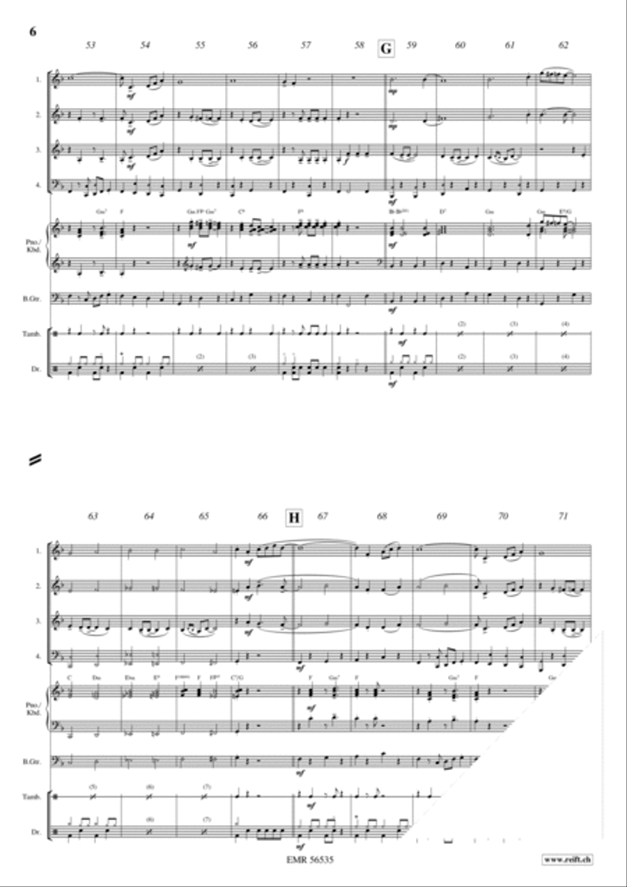 Charleston Medley Charleston Medley Brass Quartet scores gallery preview page 6