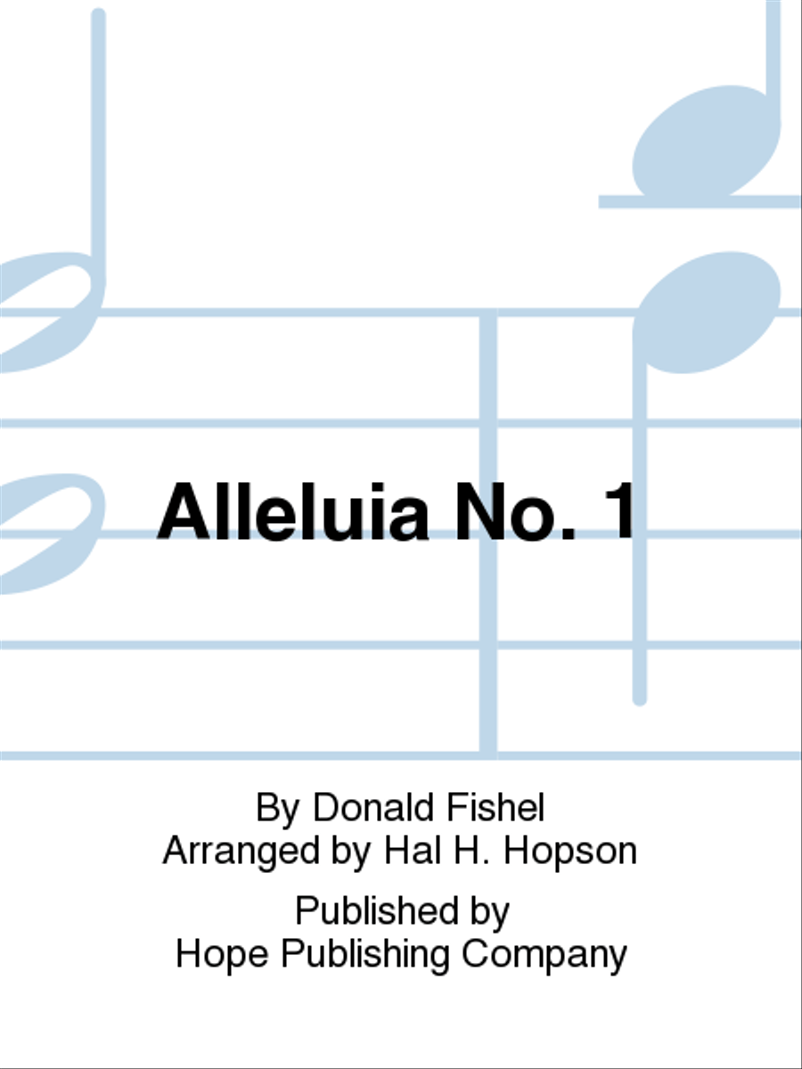Alleluia No. 1 Choir scores gallery preview page 1