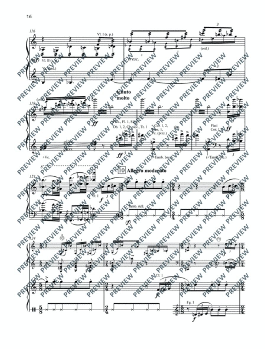 Concerto Piano scores gallery preview page 17