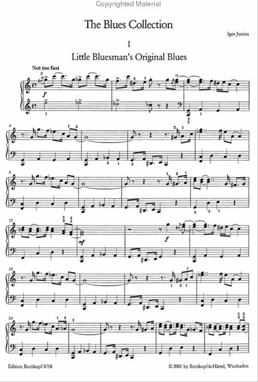 The Blues Collection Piano Method scores gallery preview page 2
