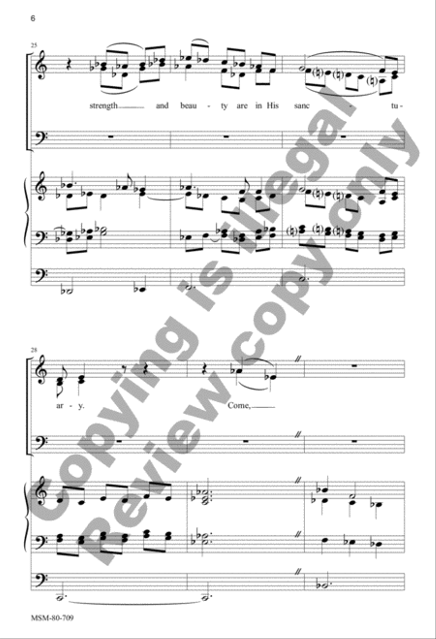 Sing with Joy 4-Part scores gallery preview page 7