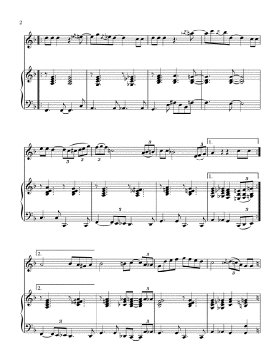 Happy Holiday Woodwind Duet scores gallery preview page 3