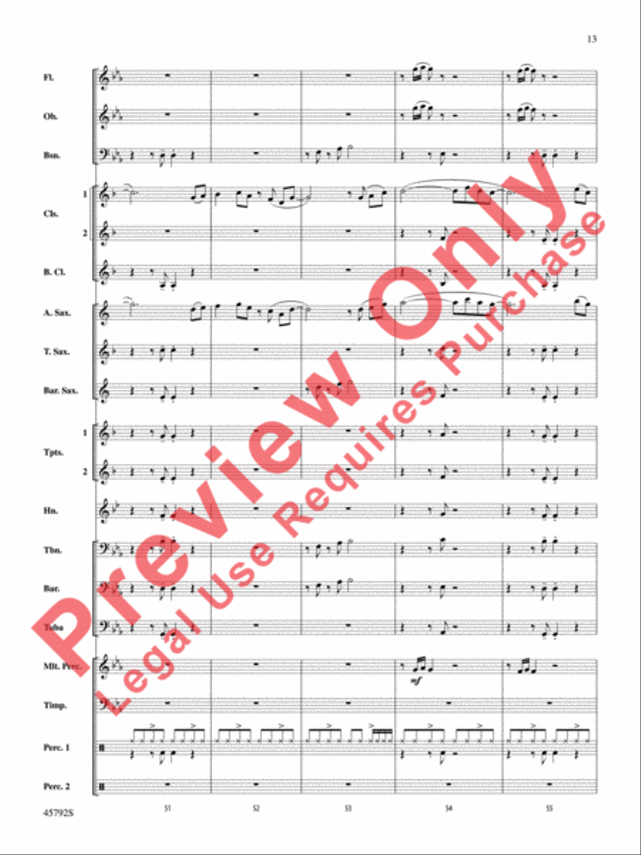 First Sun First Sun Concert Band scores gallery preview page 14