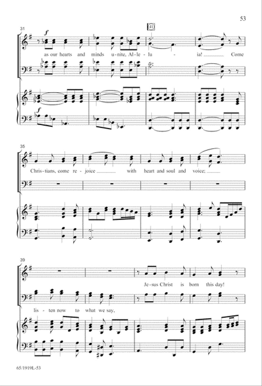 The Perfect Christmas 4-Part scores gallery preview page 55