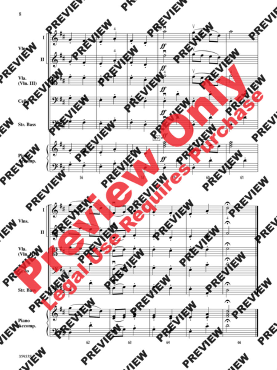 A Bach Fest A Bach Fest String Orchestra scores gallery preview page 9