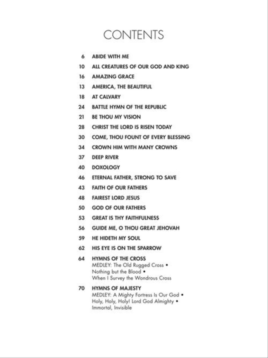 The Essential Hymn Anthology Piano Solo scores gallery preview page 5