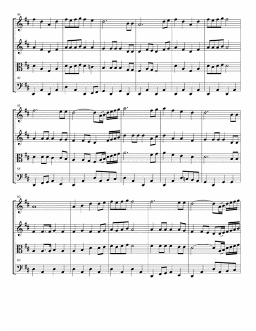 I'll Fly Away Set of Parts scores gallery preview page 5