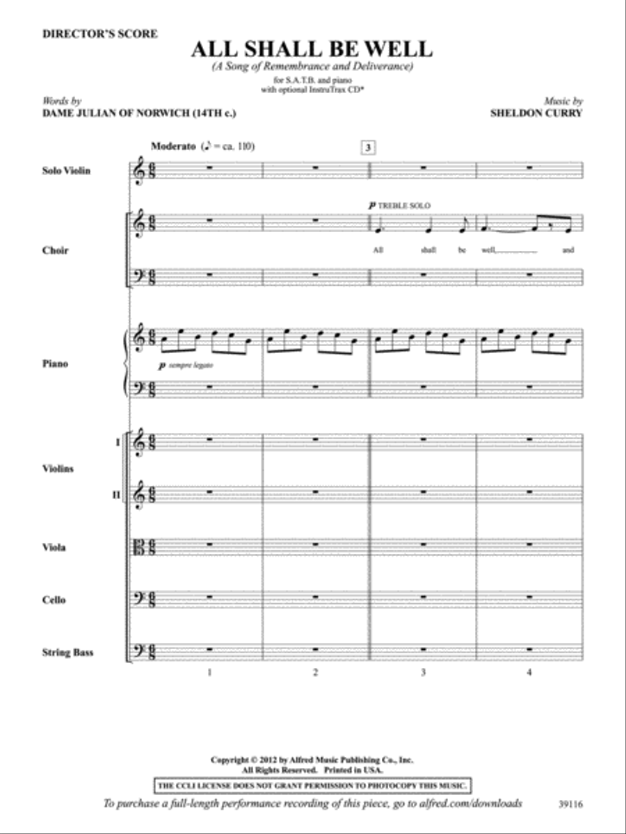 All Shall Be Well Choir scores gallery preview page 2