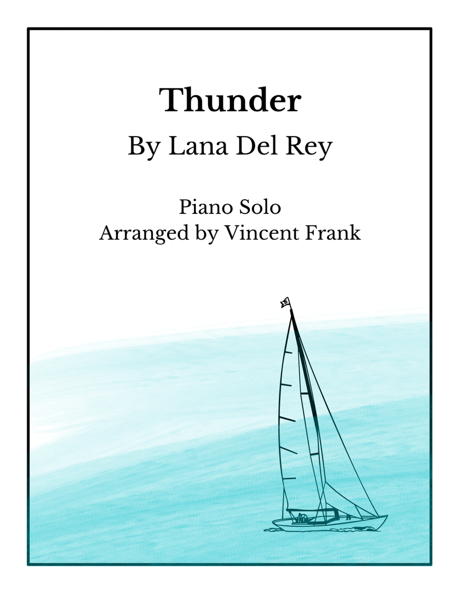 Thunder Piano Solo scores gallery preview page 1
