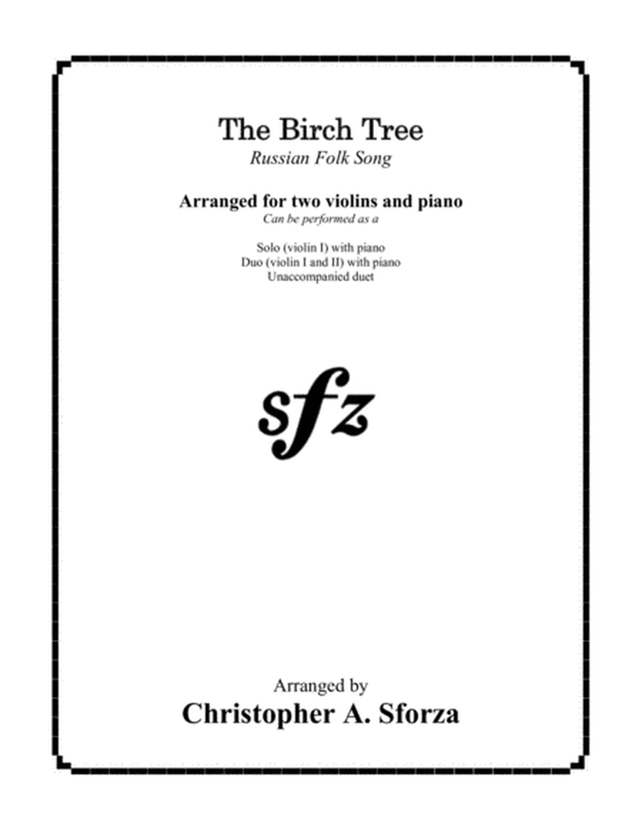 The Birch Tree, for two violins and piano image number null