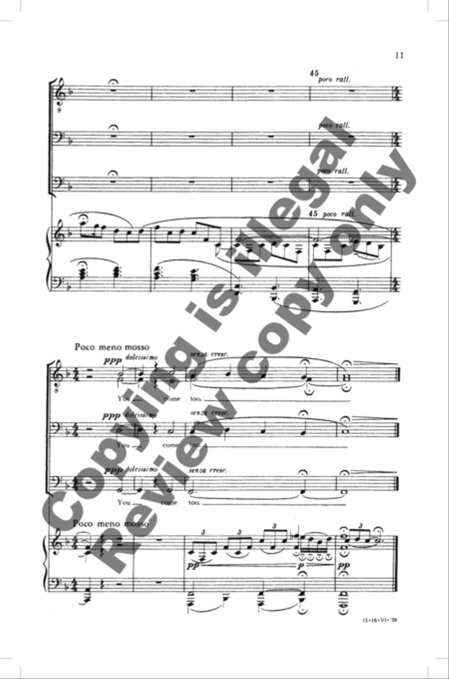 The Pasture 3-Part scores gallery preview page 14