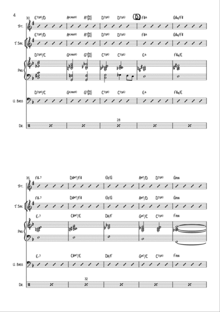 Haydn Haydn Jazz Ensemble scores gallery preview page 4