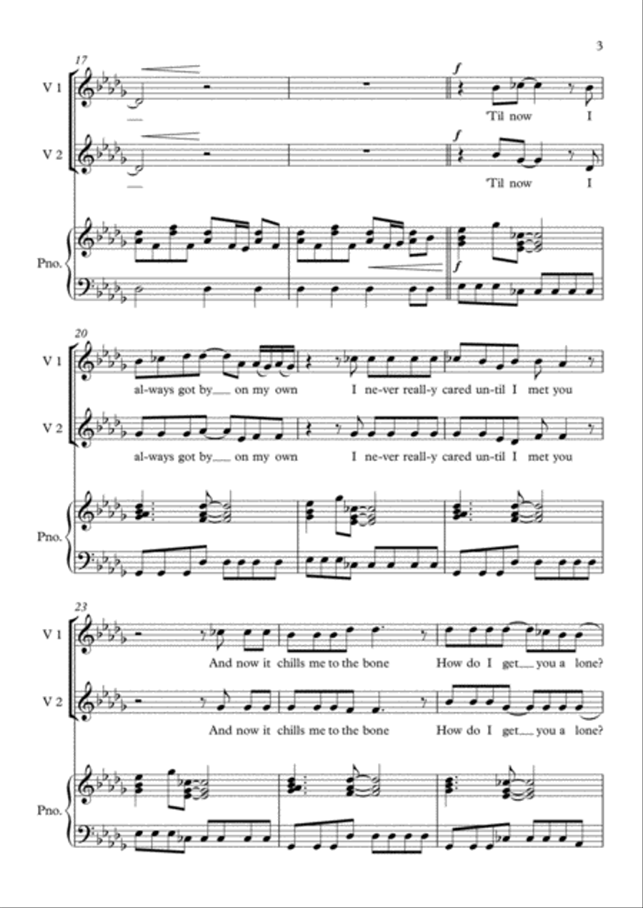 Alone 2-Part scores gallery preview page 3