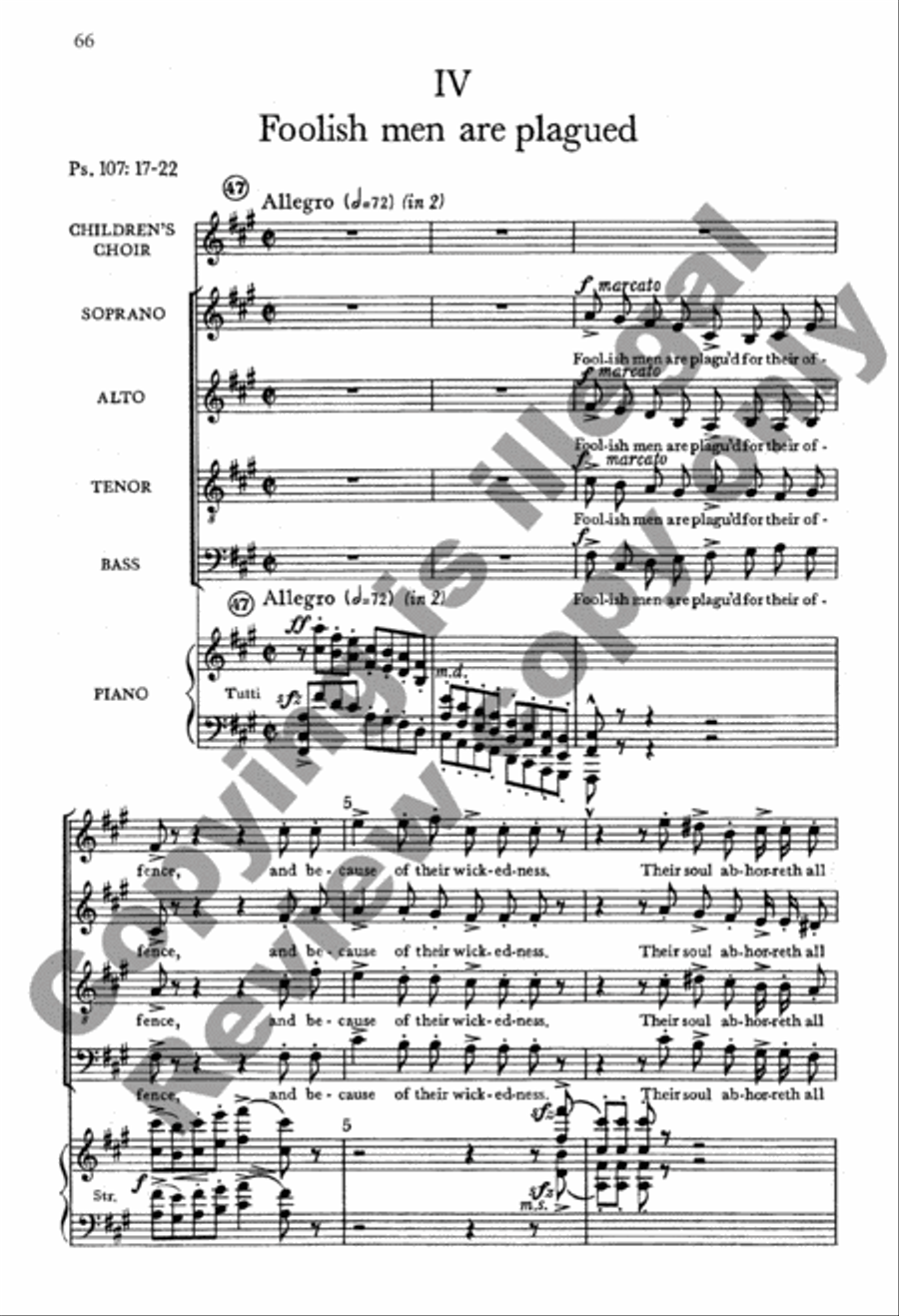A Psalm Of Thanksgiving A Psalm Of Thanksgiving 4-Part scores gallery preview page 42