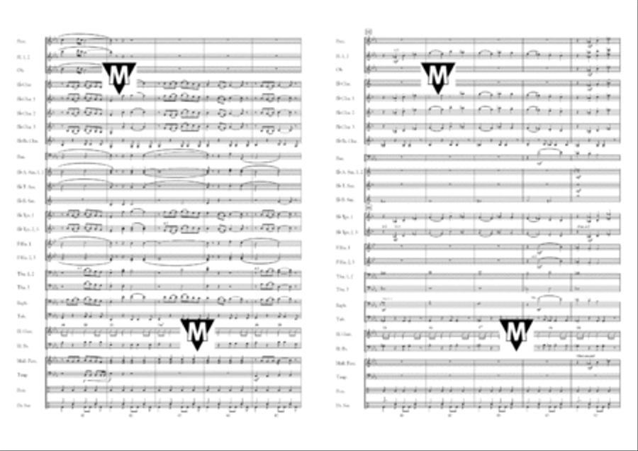 Uptown Girl Concert Band scores gallery preview page 6