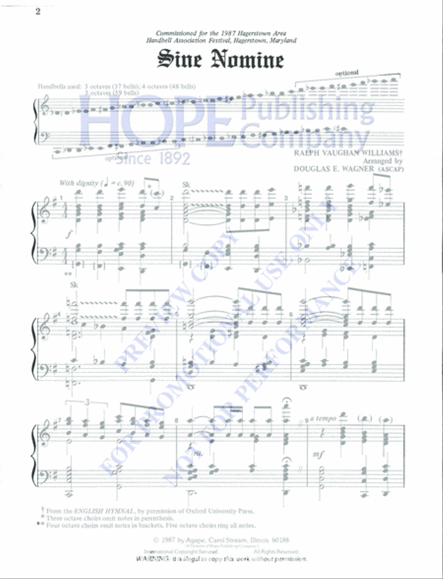 Sine Nomine Sine Nomine 5-Octaves scores gallery preview page 2