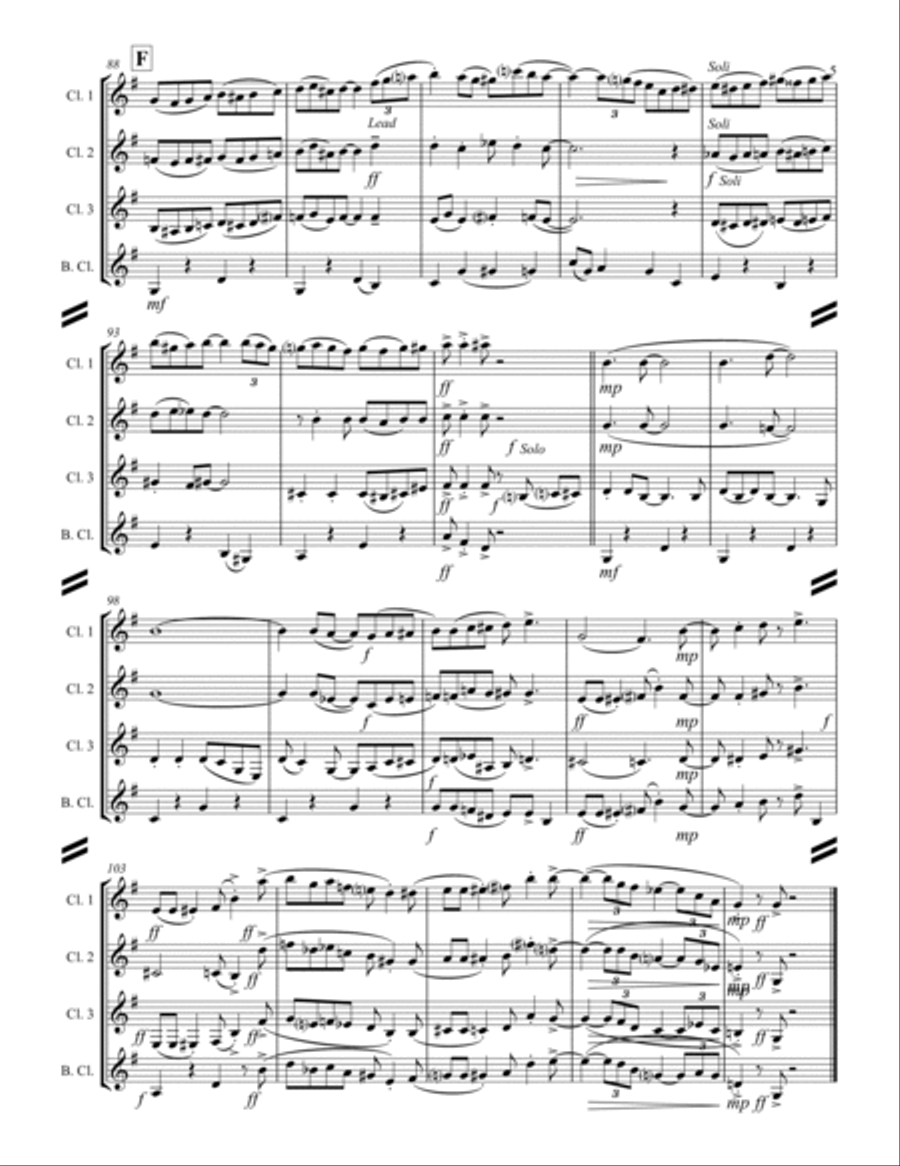 I Want A Little Girl Woodwind Ensemble scores gallery preview page 6