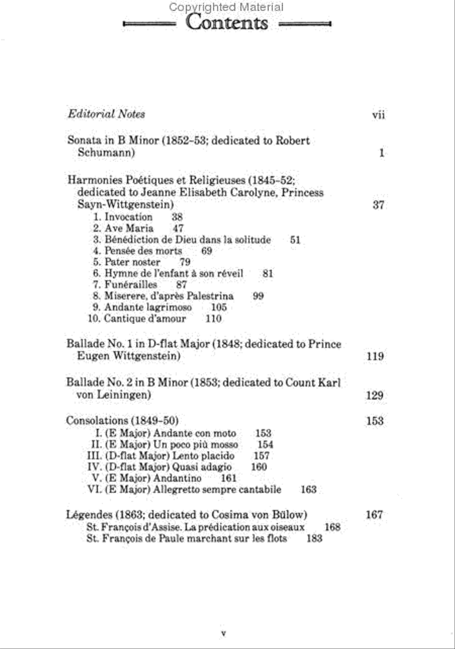 Sonata in B Minor and Other Works for Piano Piano Solo scores gallery preview page 2