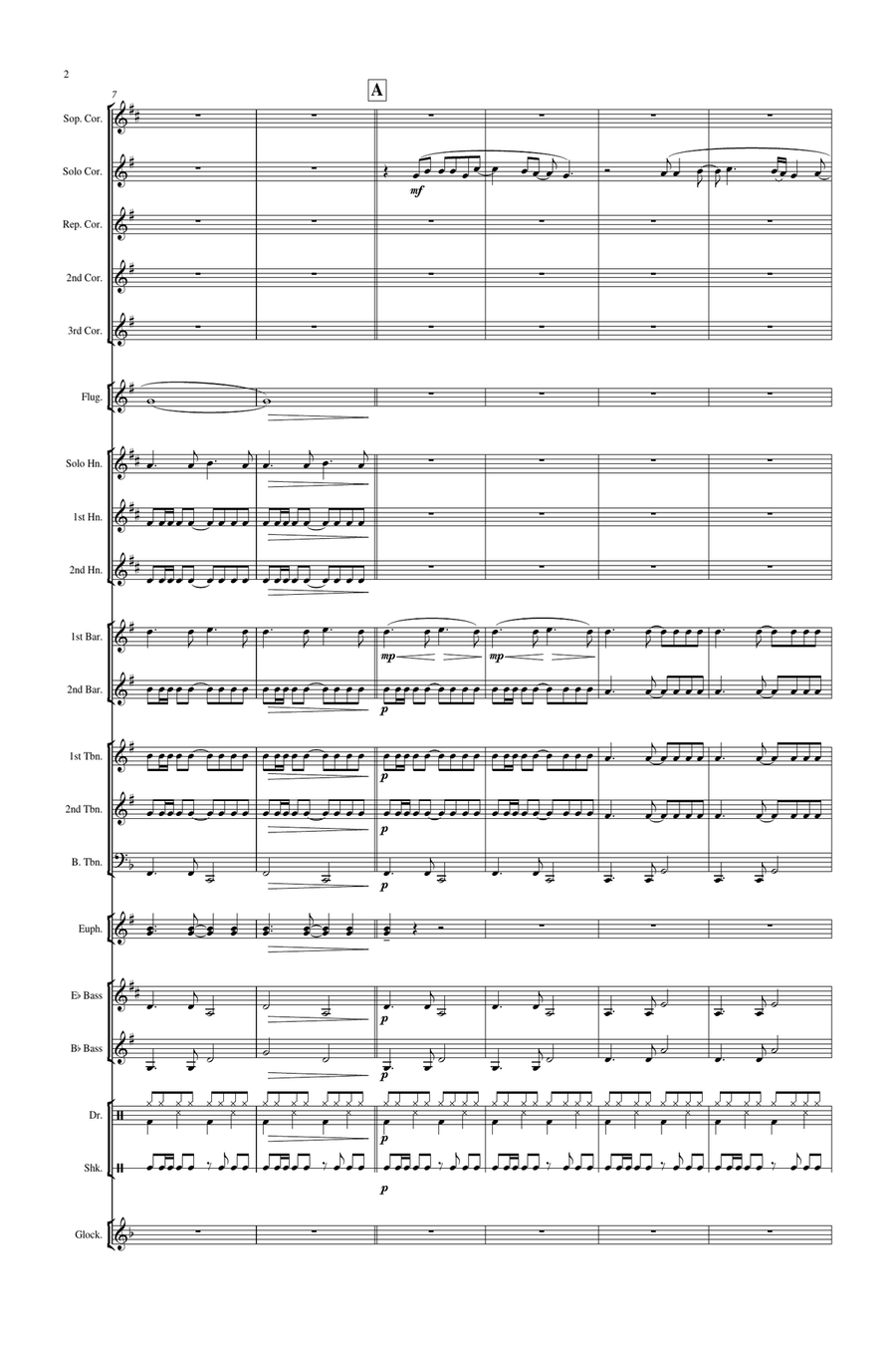 Tequila Sunrise Brass Band scores gallery preview page 3