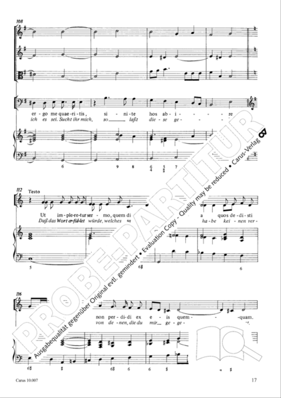 St. John Passion (Johannes-Passion) TB scores gallery preview page 18
