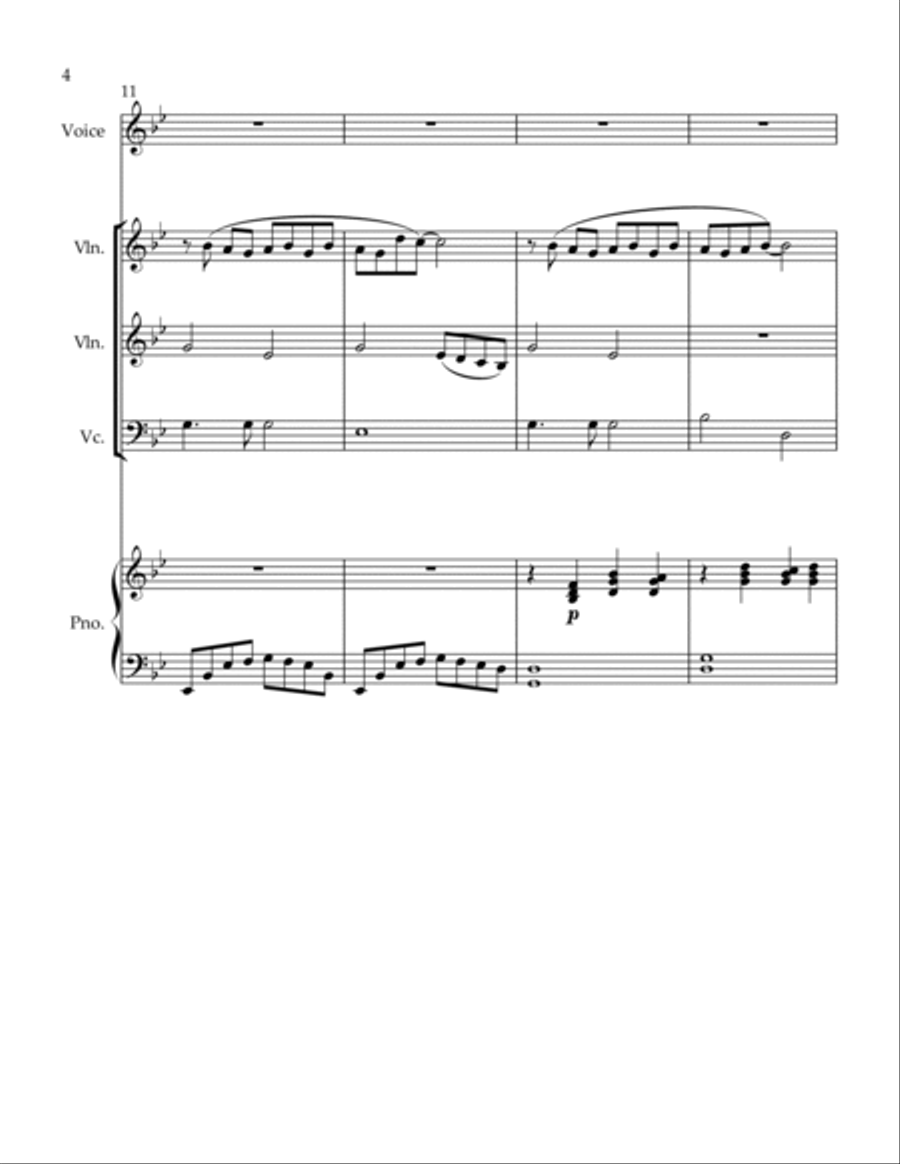 The Butcher of Bleeker Street Chamber Music scores gallery preview page 4