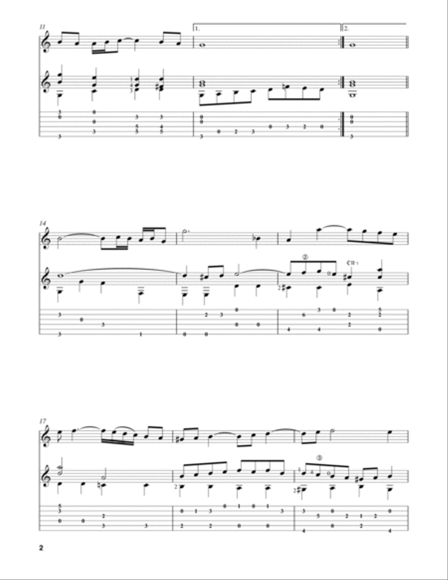 Air on the G String Flute scores gallery preview page 2