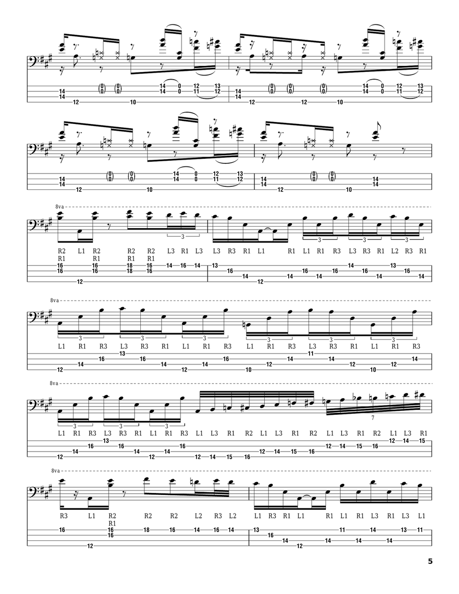Norwegian Wood (This Bird Has Flown) Acoustic Guitar scores gallery preview page 5