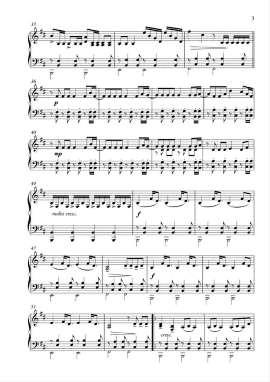 Mr Saxobeat Piano Solo scores gallery preview page 3