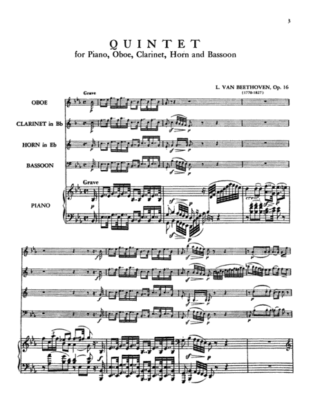 Quintet Op. 16