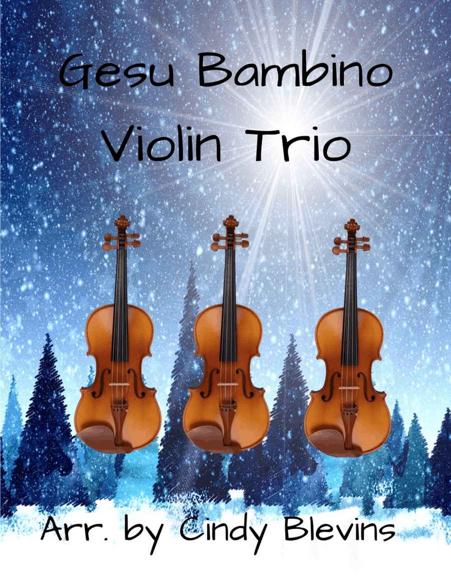 Gesu Bambino, for Violin Trio String Trio scores gallery preview page 1