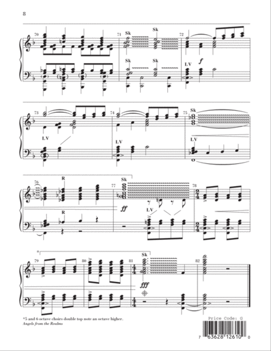 Angels from the Realms 5-Octaves scores gallery preview page 9