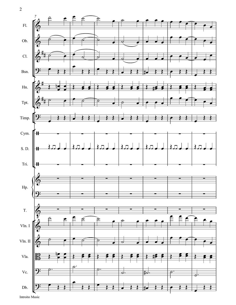 Cielito Lindo Full Orchestra scores gallery preview page 2