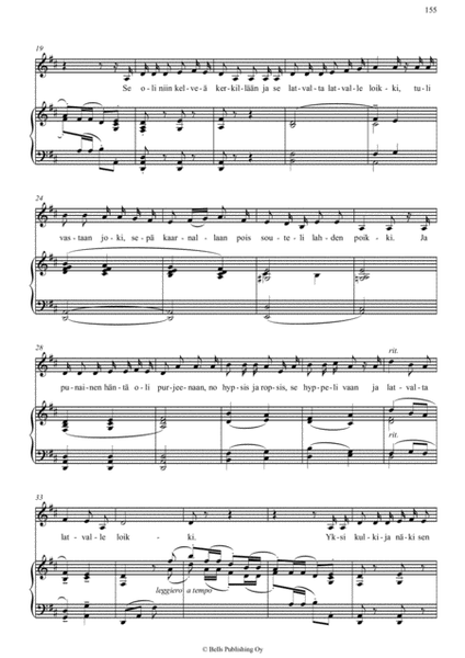 Oravan jaljilla, Op. 99 No. 4 (D Major)