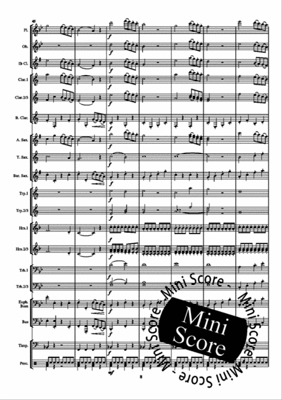Mirabell Concert Band scores gallery preview page 12