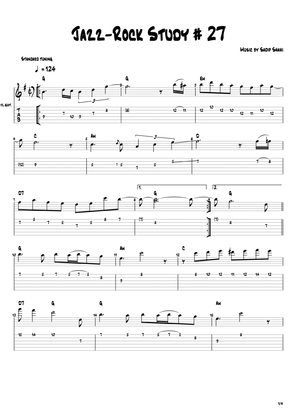 Jazz Solo Study # 27 (Rock Version)