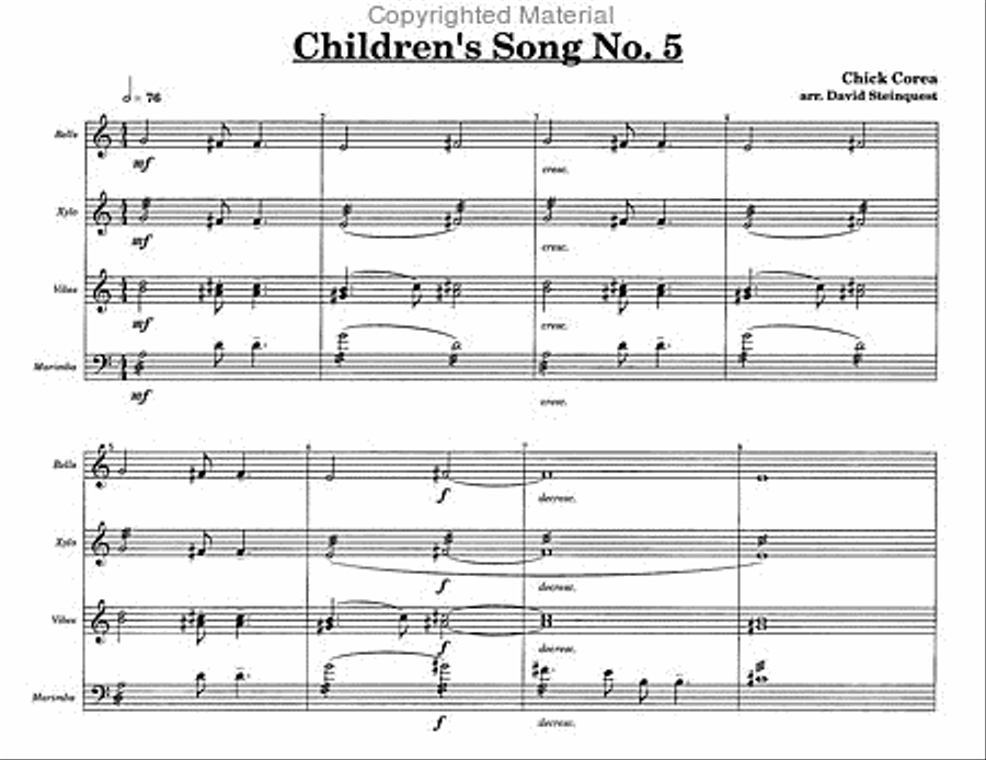 Chick Corea Children's Songs Set 3 image number null