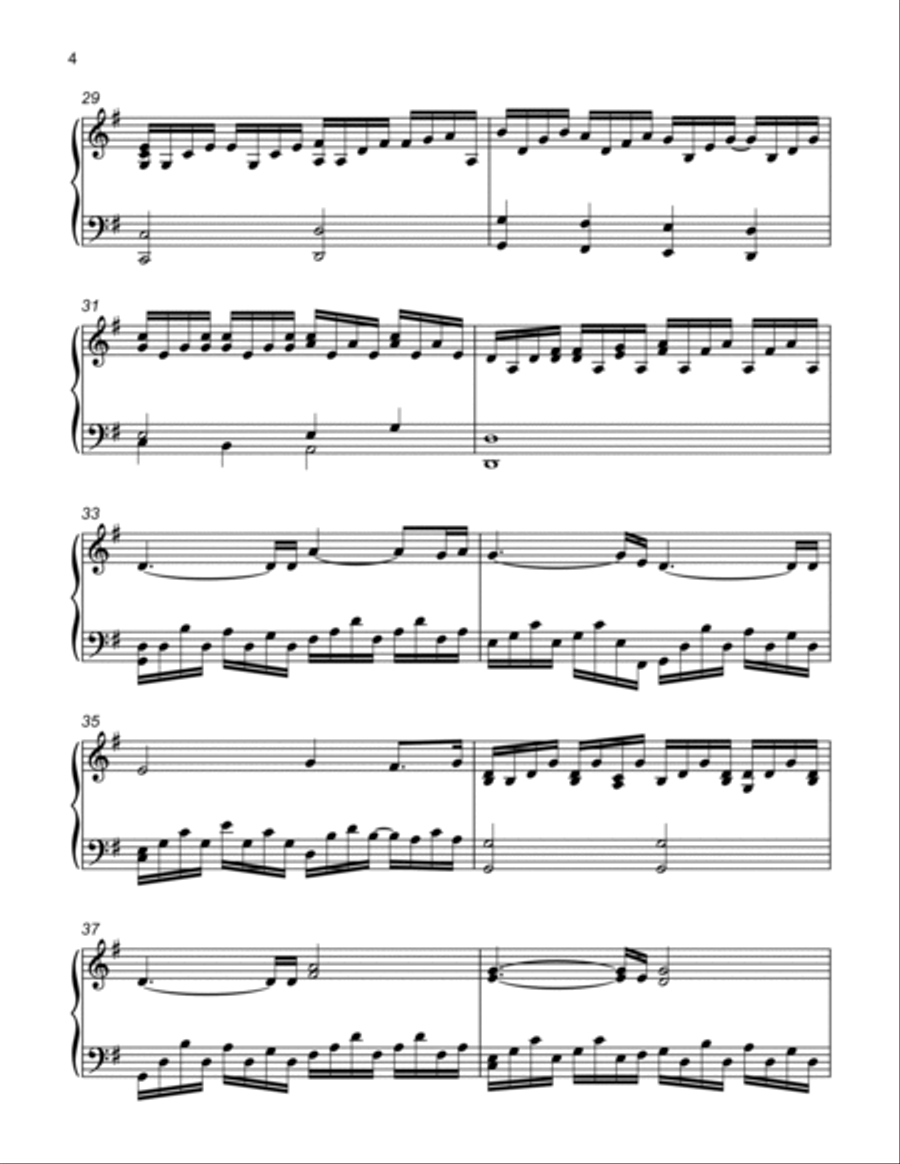 The Town I Loved So Well Piano Solo scores gallery preview page 4