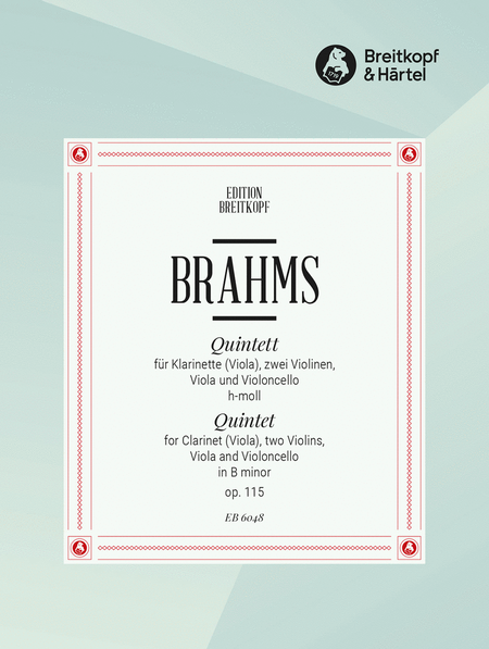 Clarinet Quintet in B minor Op. 115