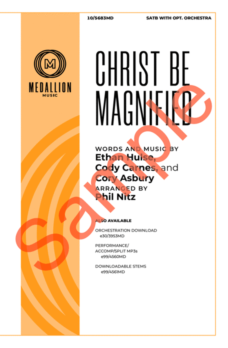 Christ Be Magnified image number null