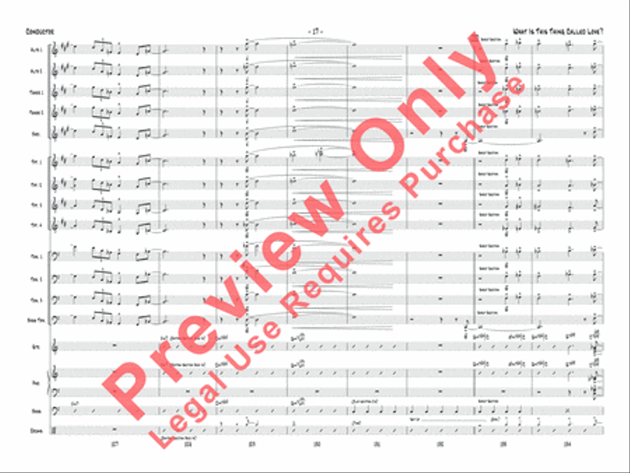 What Is This Thing Called Love? (from Wake Up and Dream) Jazz Ensemble scores gallery preview page 18