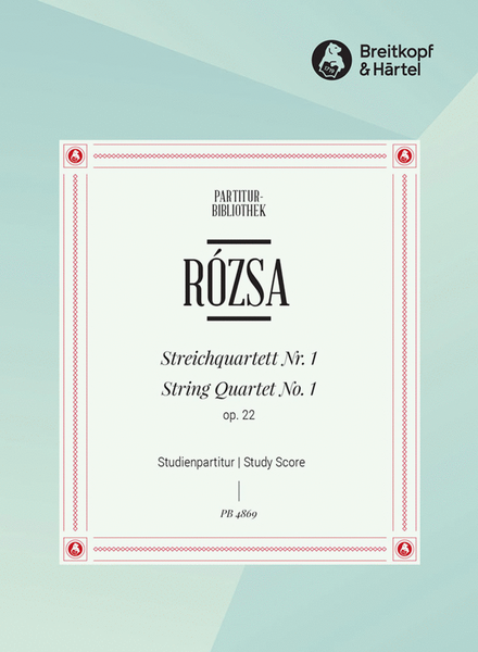 String Quartet No. 1 Op. 22