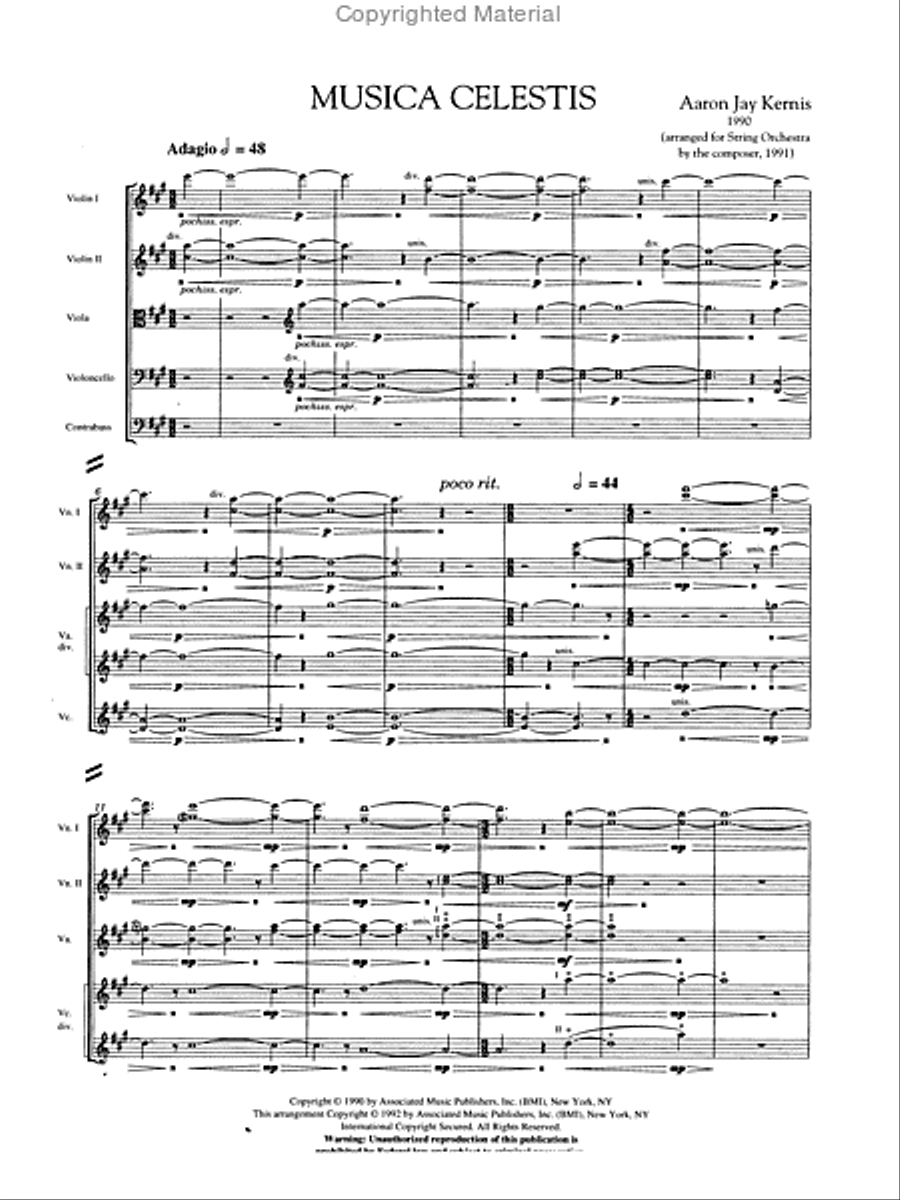 Musica Celestis Orchestra scores gallery preview page 2