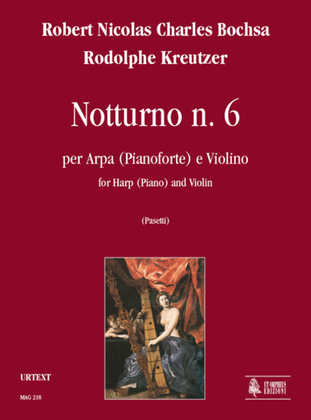 Nocturne No. 6 for Harp (Piano) and Violin