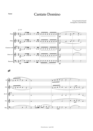 Cantate Domino - Handel (Woodwind Quintet)