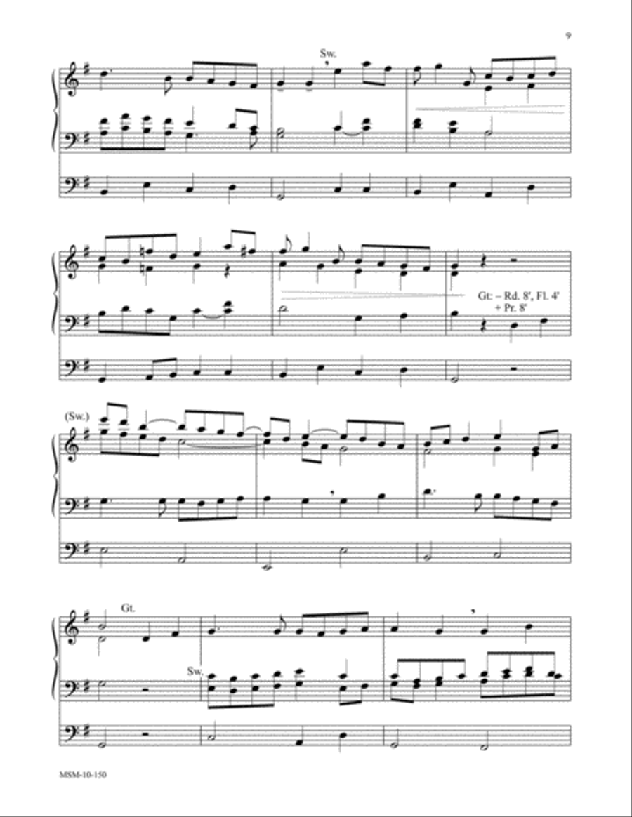 Three Christmas Preludes, Set 2 Organ scores gallery preview page 7
