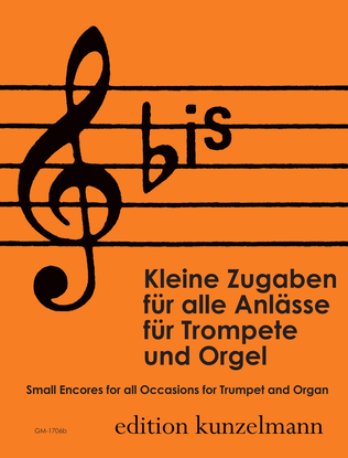 Book cover for BIS, Little encores for all occasions for trumpet and organ, Volume 2