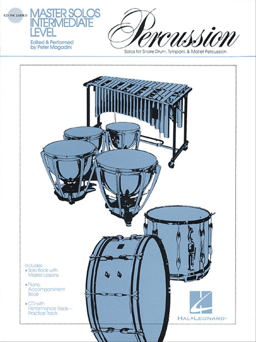 Master Solos - Percussion - Intermediate Level Percussion scores gallery preview page 1
